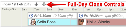 Full-Day Clone Controls